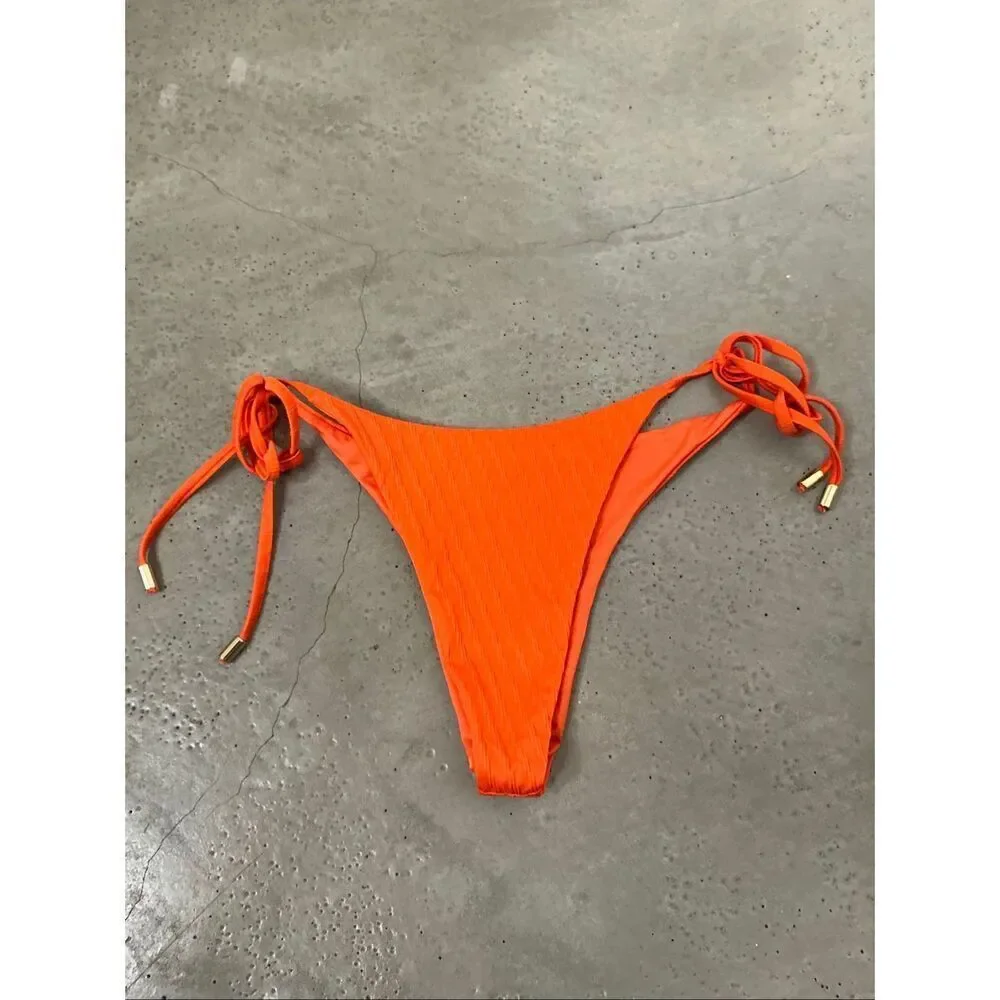 Monday Swimwear Palma Bikini Bottom | Persimmon in Small